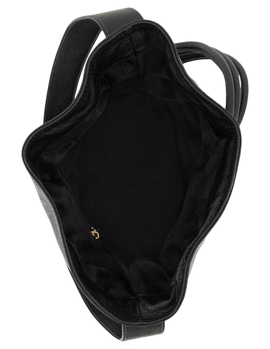 Bolsa bucket de piel para mujer 4