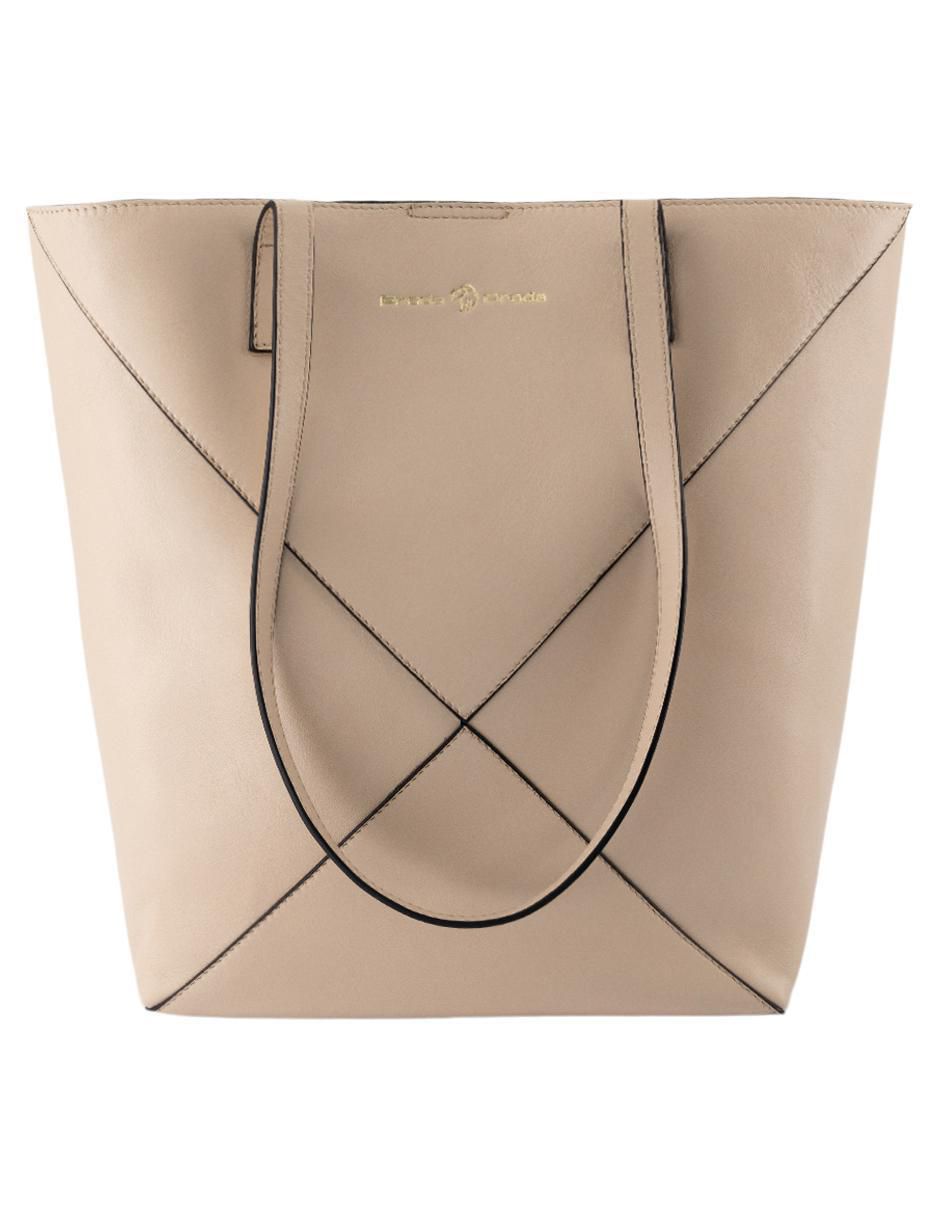 Bolsa shopper de piel para mujer