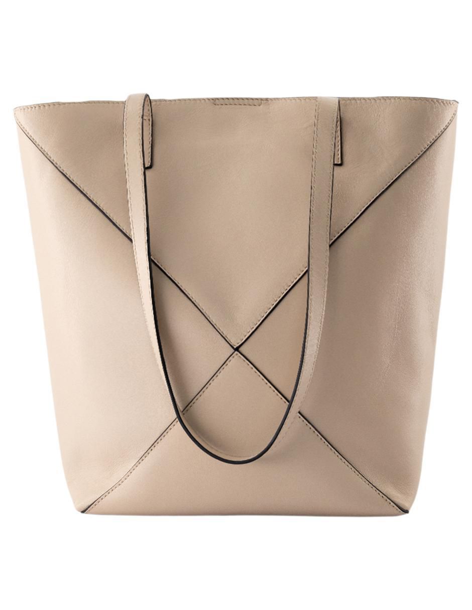 Bolsa shopper de piel para mujer 2