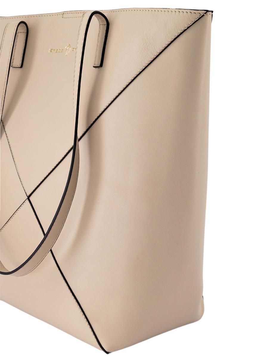 Bolsa shopper de piel para mujer 3