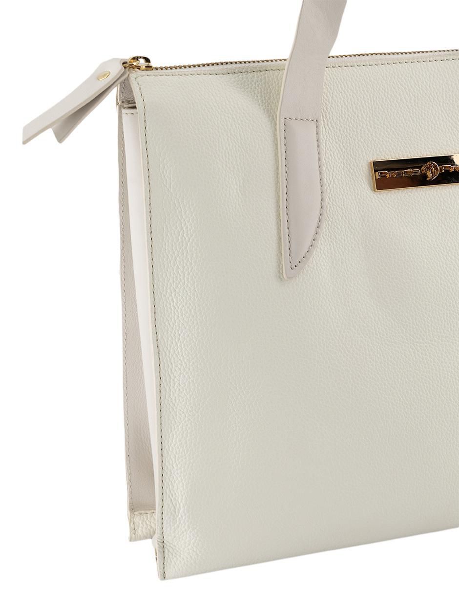 Bolsa shopper de piel para mujer 3