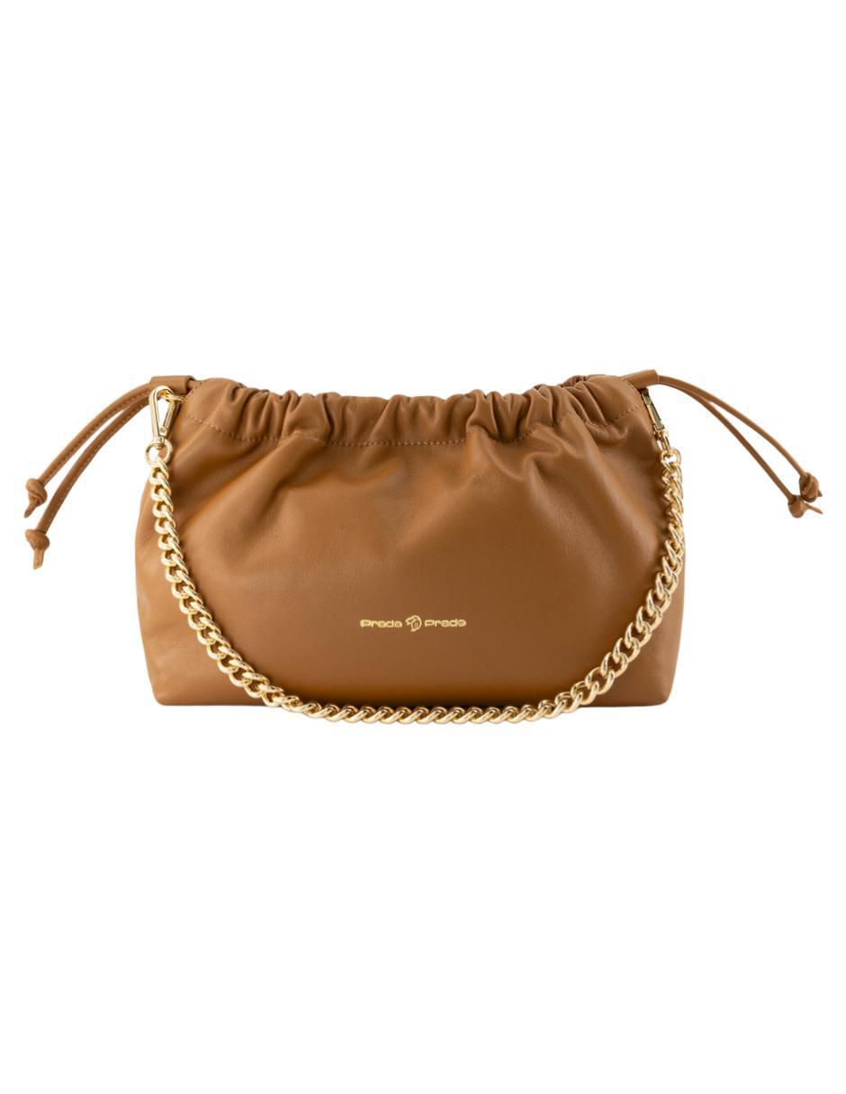 Bolsa bucket de piel para mujer