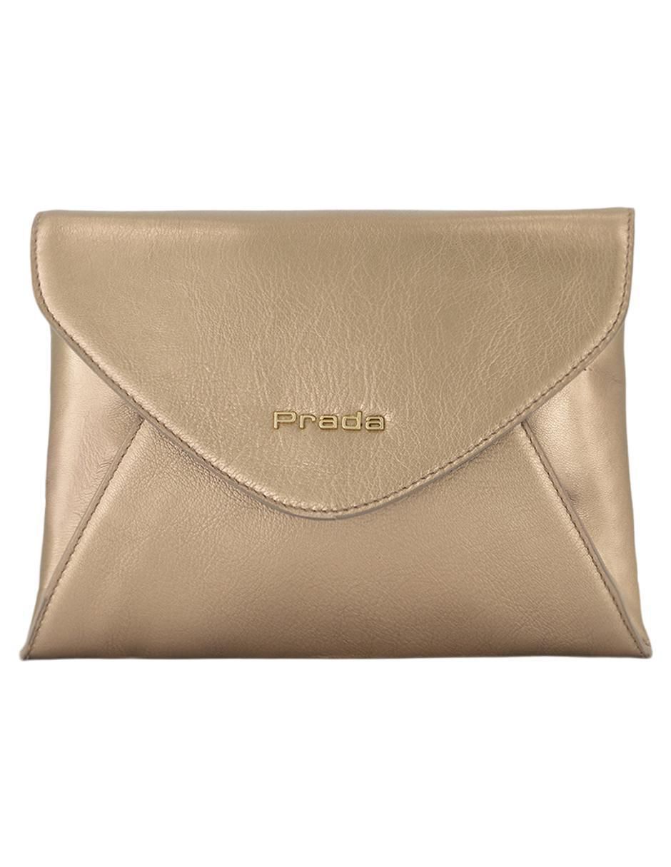 Bolsa clutch de piel para mujer