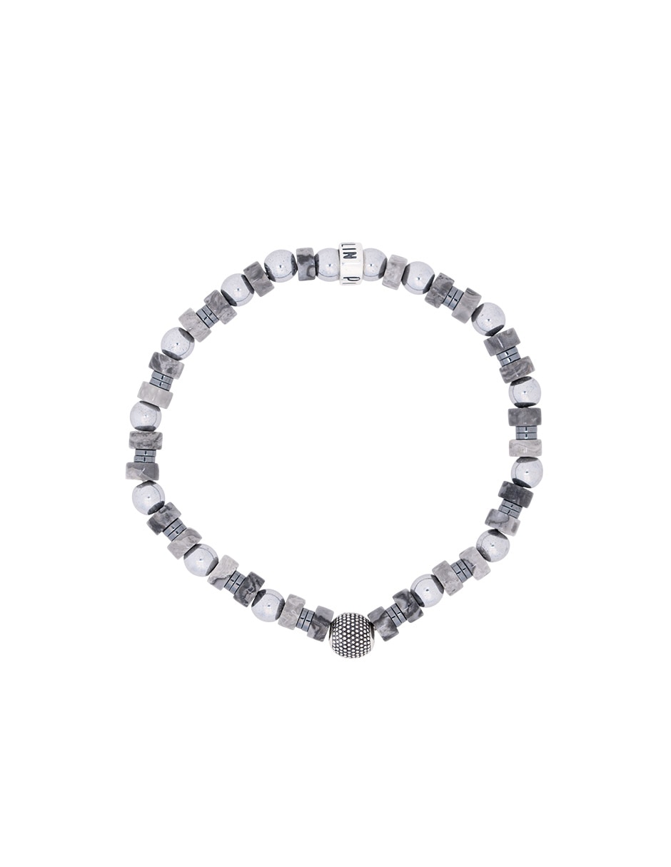Pulsera de plata con hematita p 925