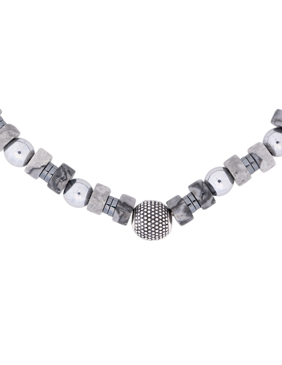 Pulsera de plata con hematita p 925 2
