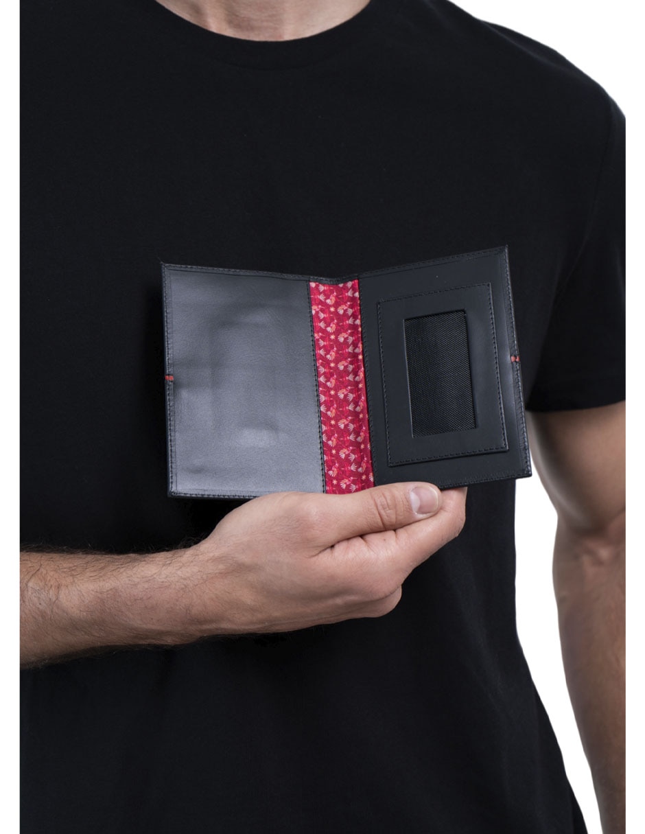 Porta pasaporte Colibrí de piel 4