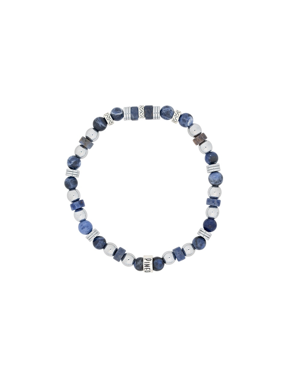 Pulsera de plata con sodalita p 925