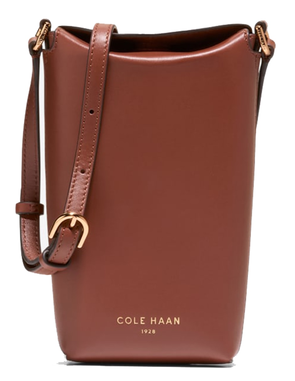 Bolsa crossbody de piel para mujer