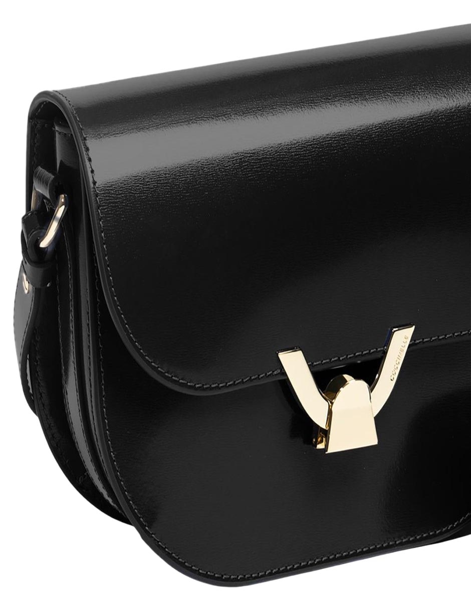 Bolsa shoulder Coccinelle Dew Shiny Calf de piel para mujer 3