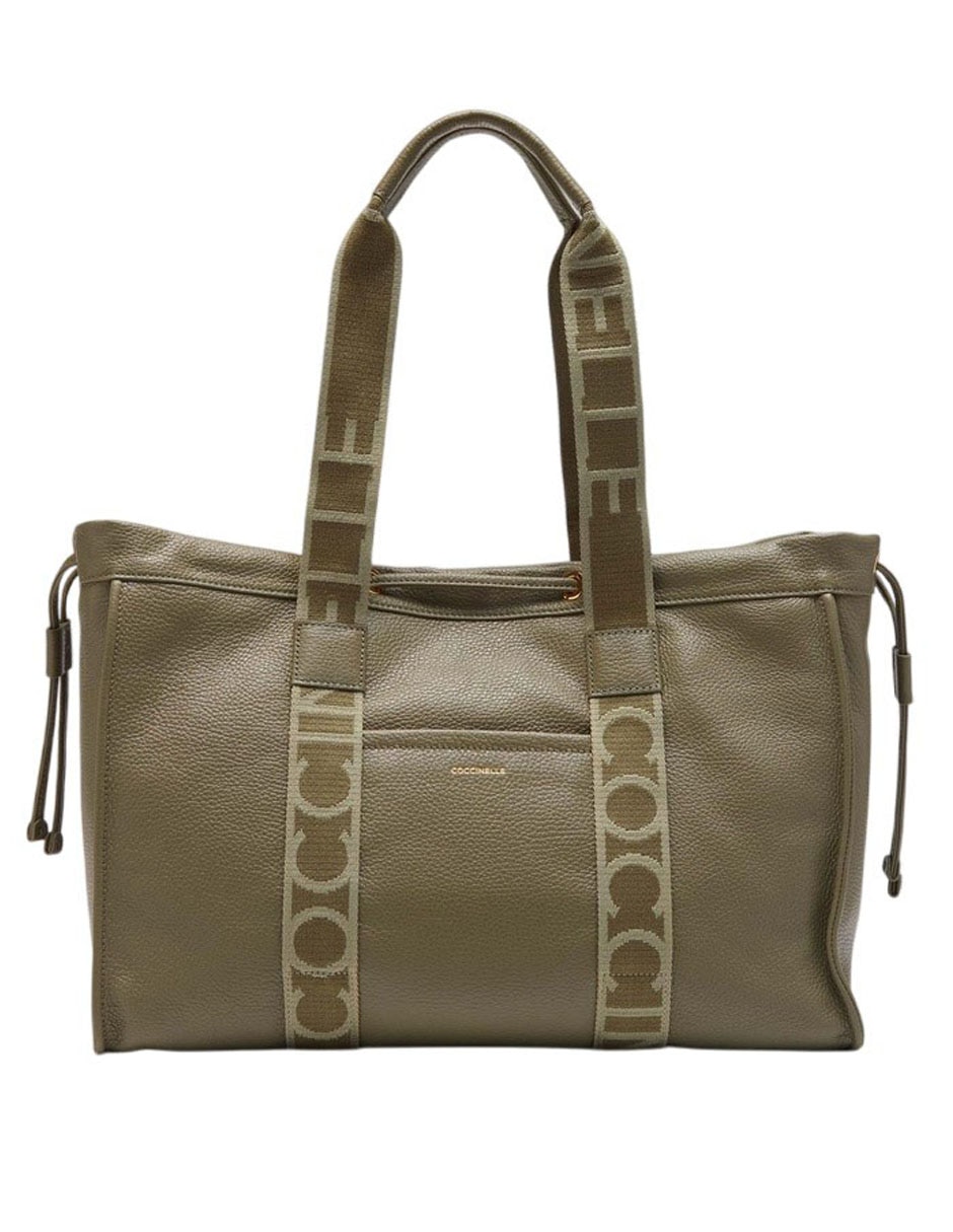 Bolsa shoulder Coccinelle 2 Day Signature de piel para mujer