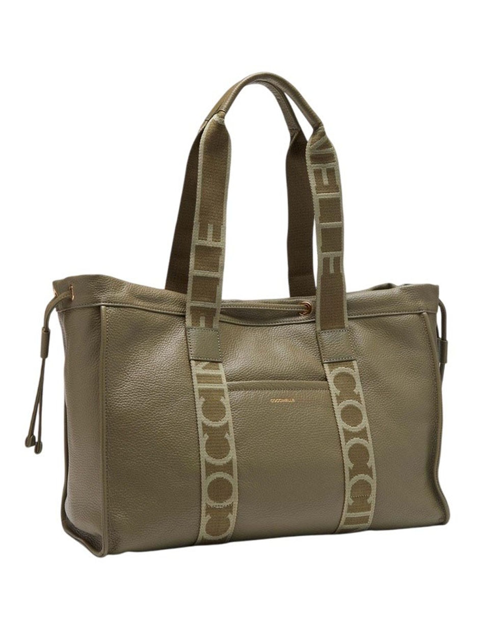 Bolsa shoulder Coccinelle 2 Day Signature de piel para mujer 2