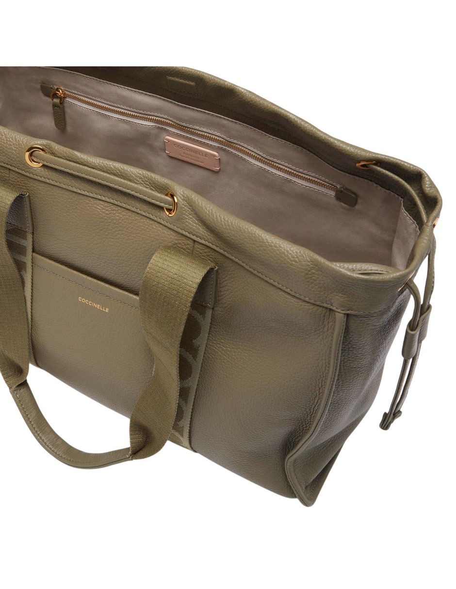 Bolsa shoulder Coccinelle 2 Day Signature de piel para mujer 3