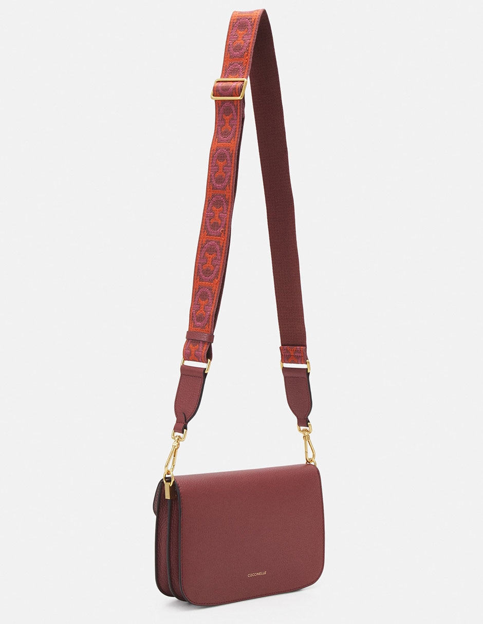 Bolsa crossbody Beat Soft Ribb de piel para mujer 4