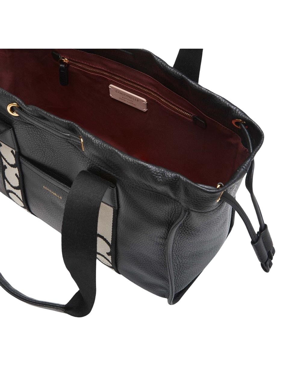 Bolsa shoulder Coccinelle 2 Day Signature de piel para mujer 3