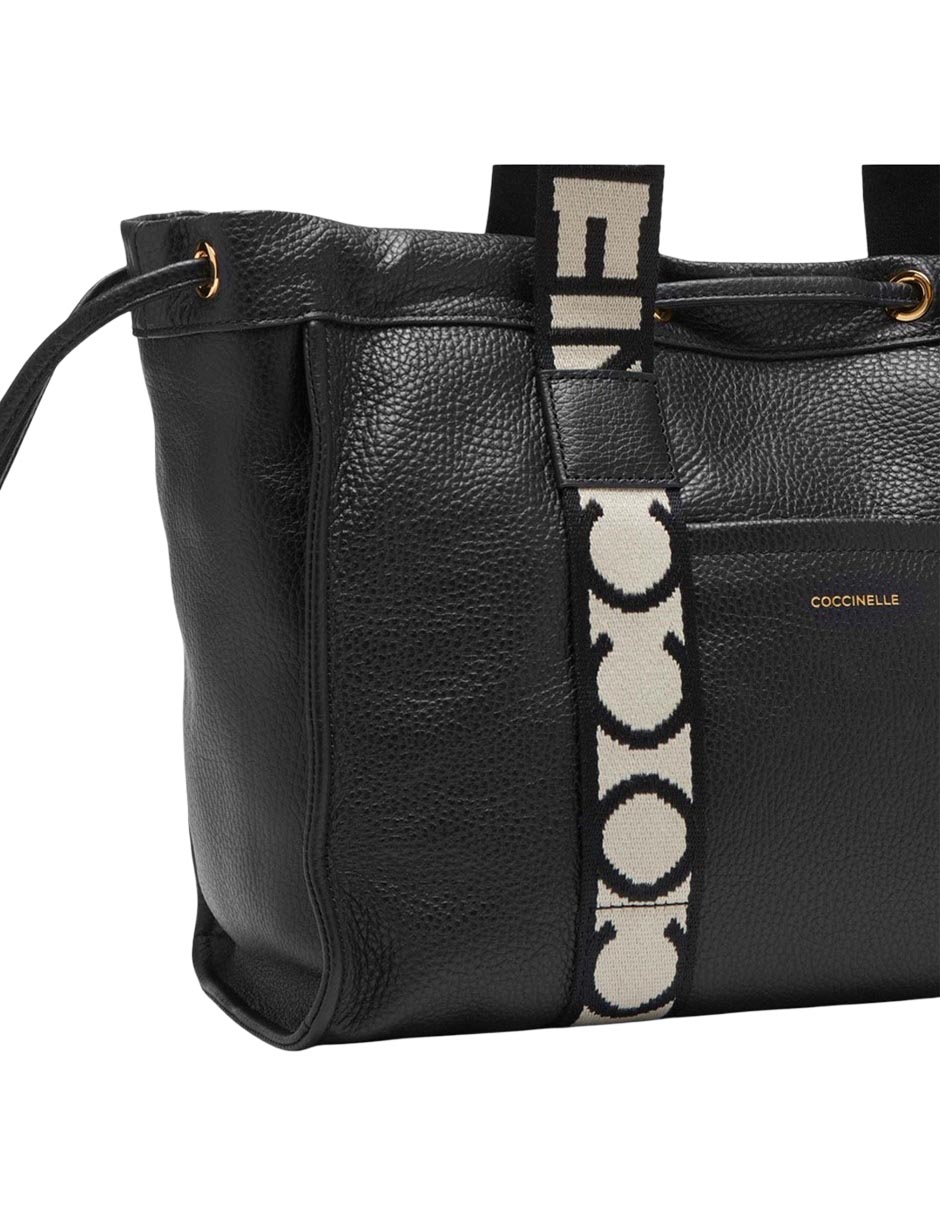 Bolsa shoulder Coccinelle 2 Day Signature de piel para mujer 4