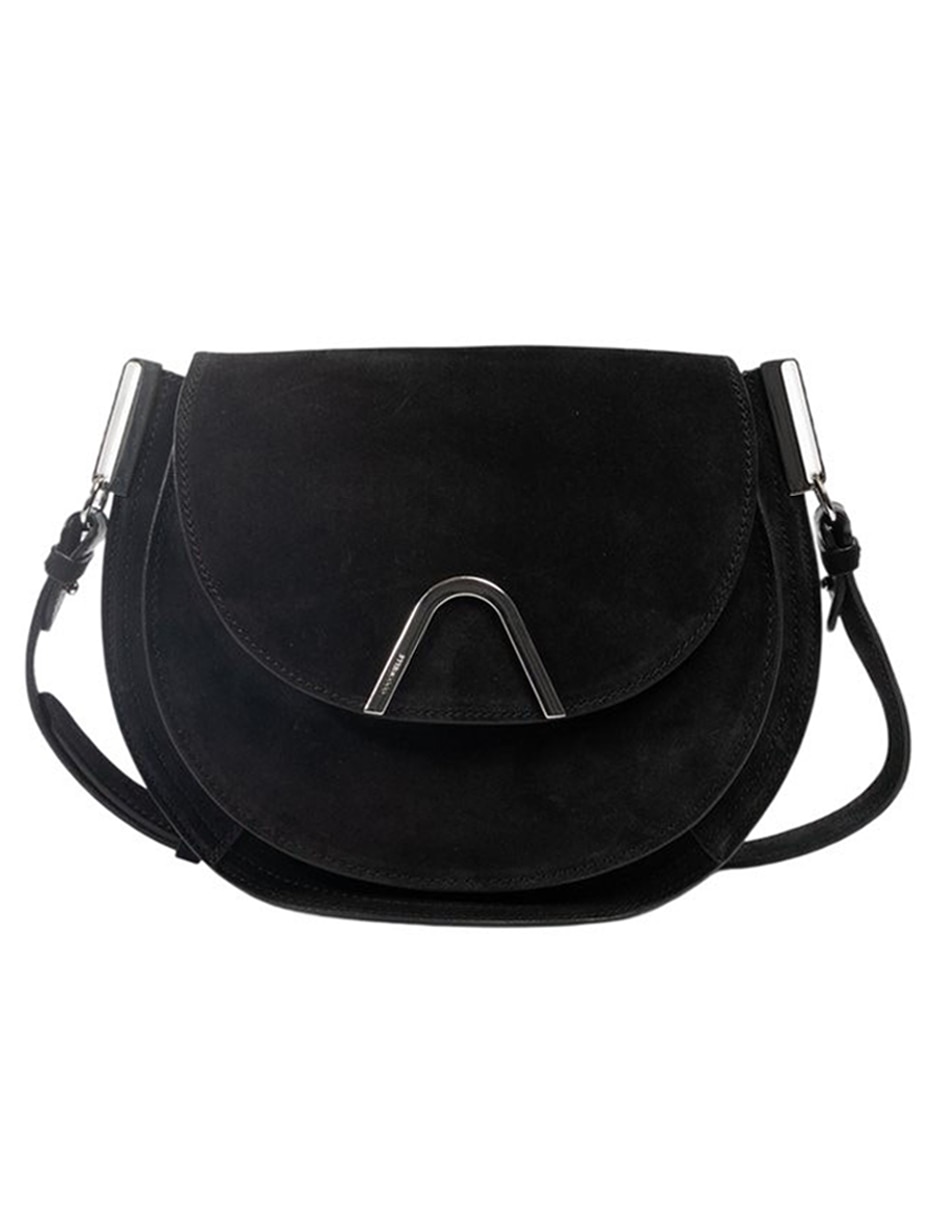 Bolsa crossbody Coccinelle Sun Up Suede de piel para mujer