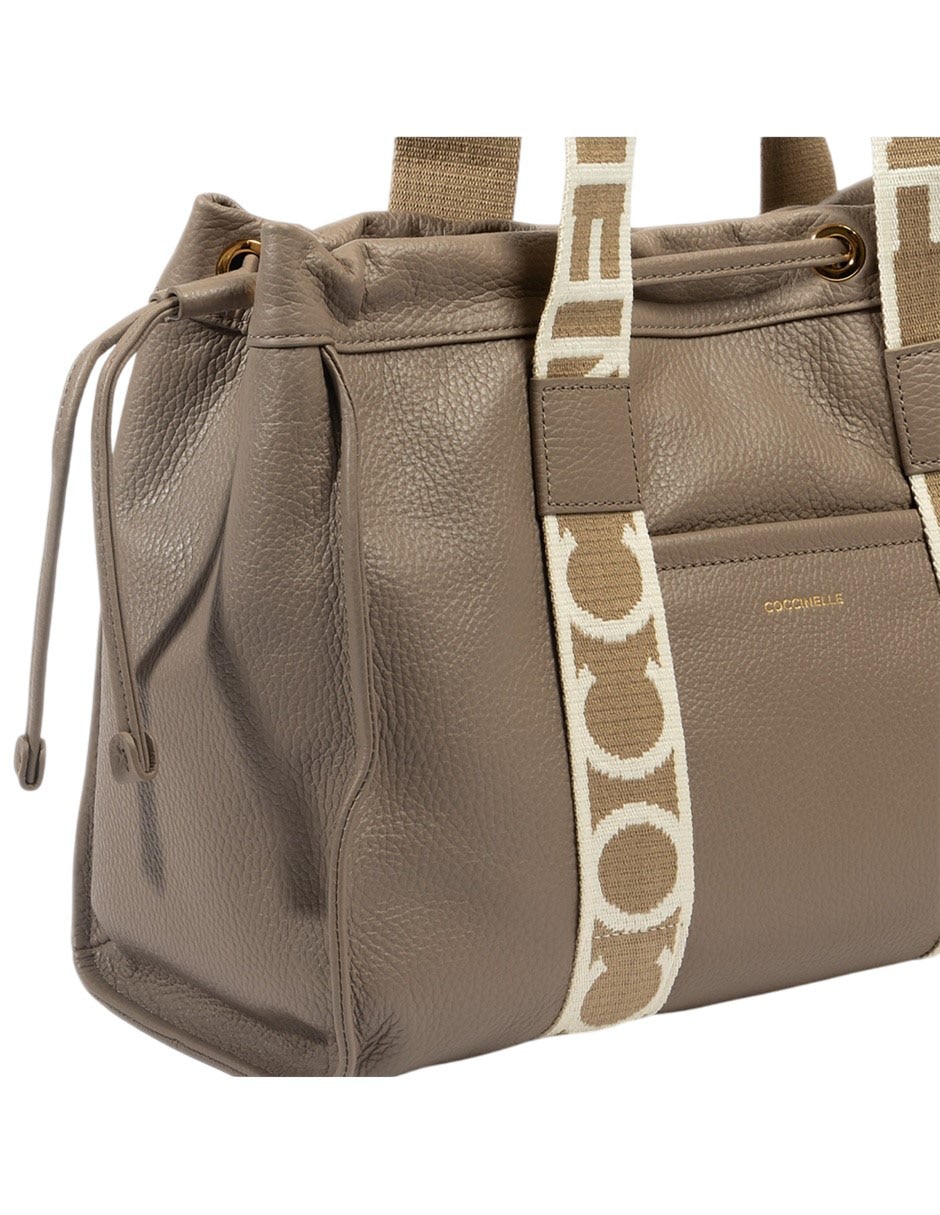 Bolsa shoulder Coccinelle 2 Day Signature de piel para mujer 2
