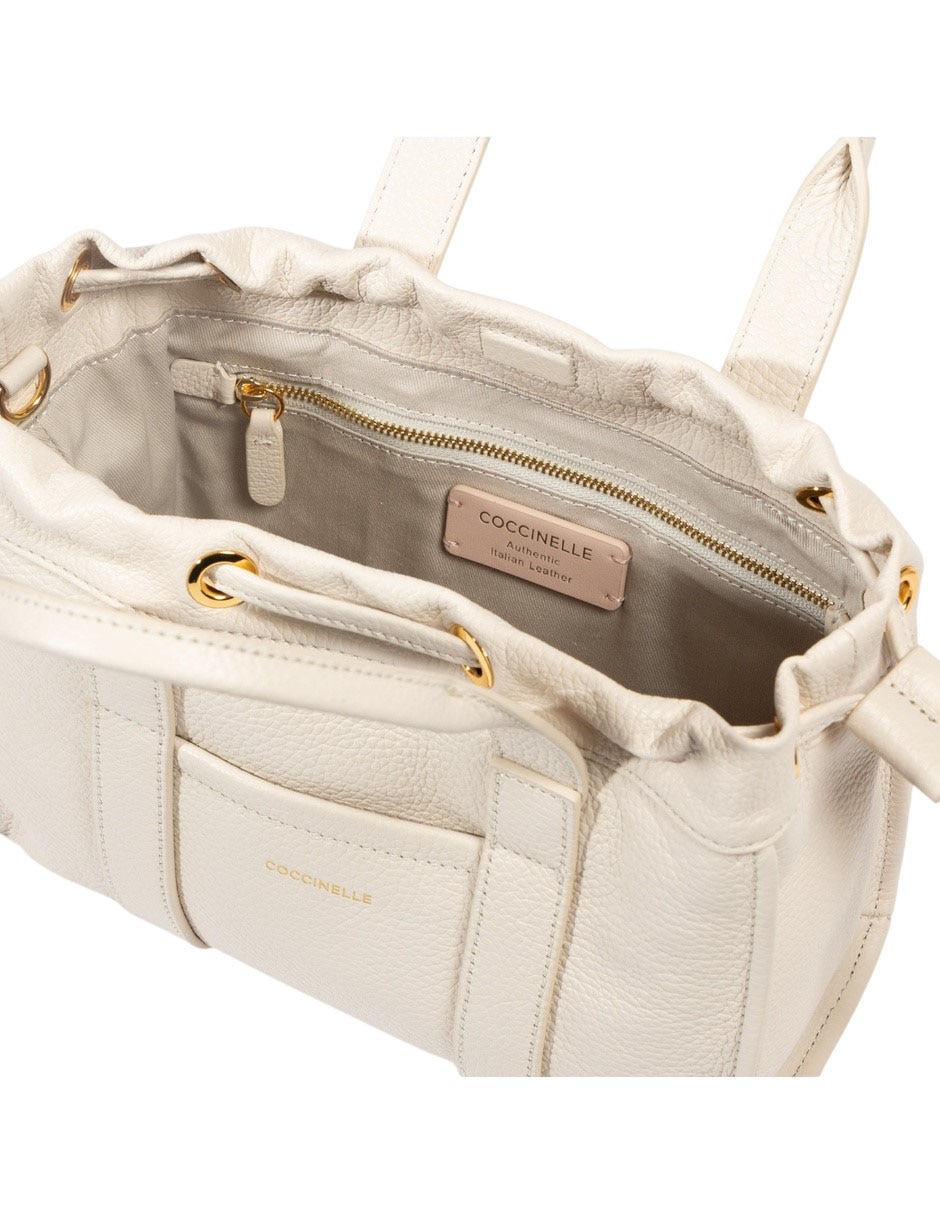 Bolsa shoulder Coccinelle 2 Day Signature de piel para mujer 2