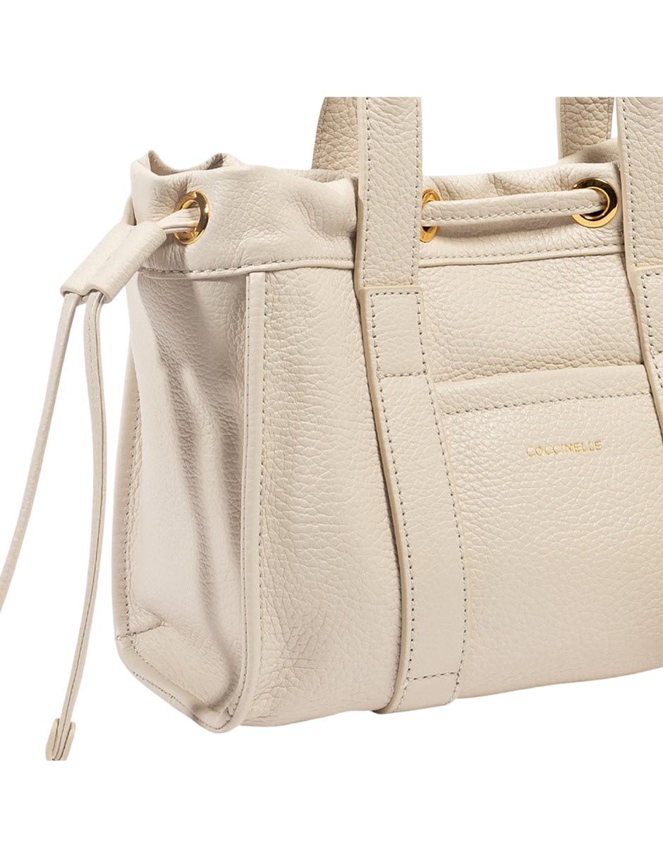 Bolsa shoulder Coccinelle 2 Day Signature de piel para mujer 5