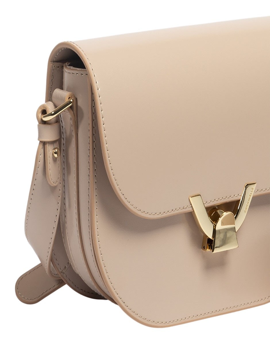 Bolsa shoulder Coccinelle Dew Shiny Calf de piel para mujer 3