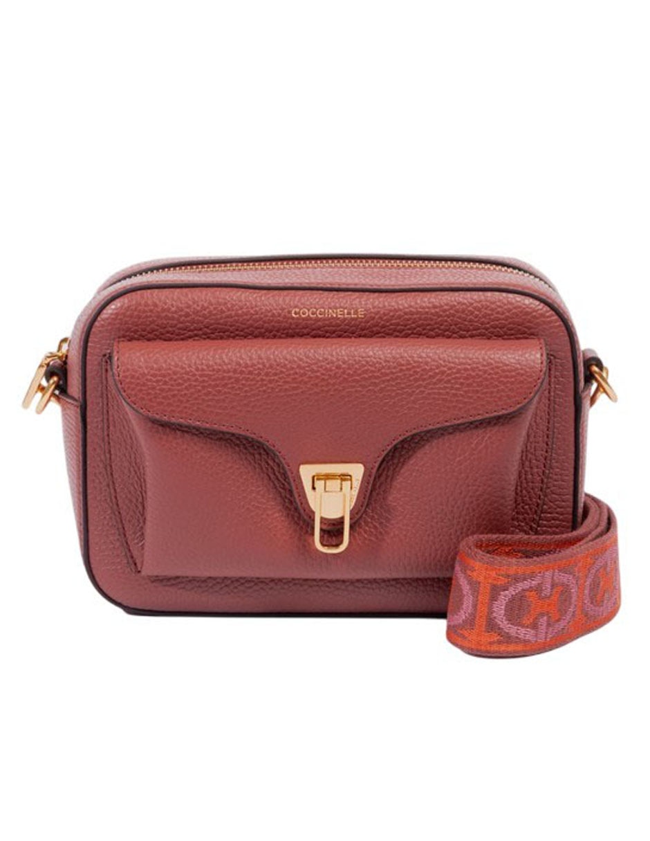 Bolsa crossbody Coccinelle Beat Soft Ribb de piel para mujer