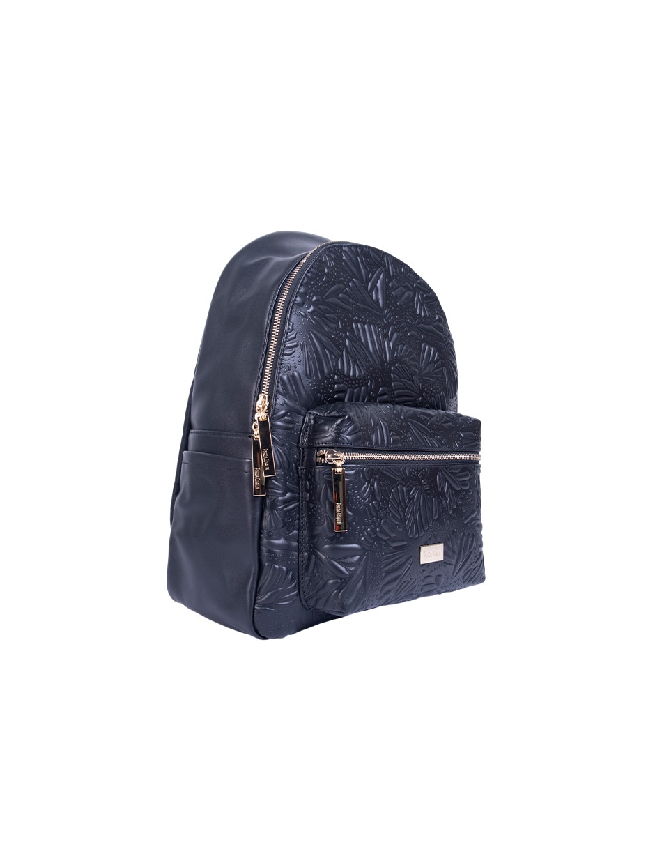 Backpack grabado mariposa de piel para mujer 2