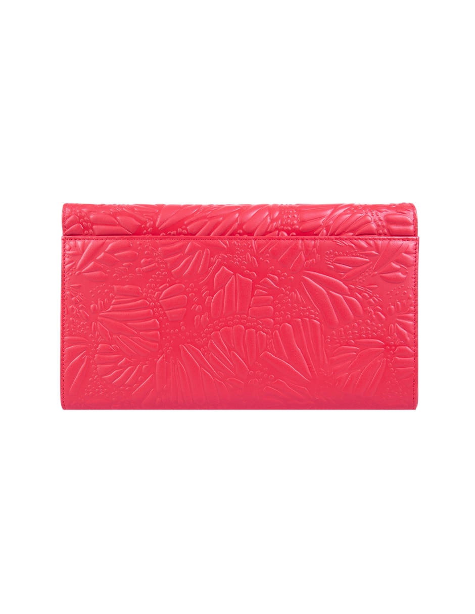 Bolsa clutch Grabado Mariposa de piel para mujer 4