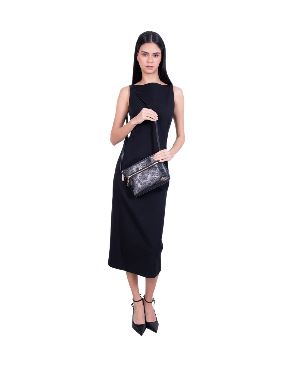 Bolsa crossbody Grabado Mariposa para mujer 2