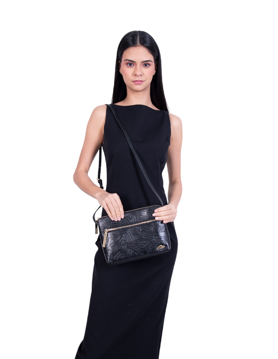 Bolsa crossbody Grabado Mariposa para mujer 4