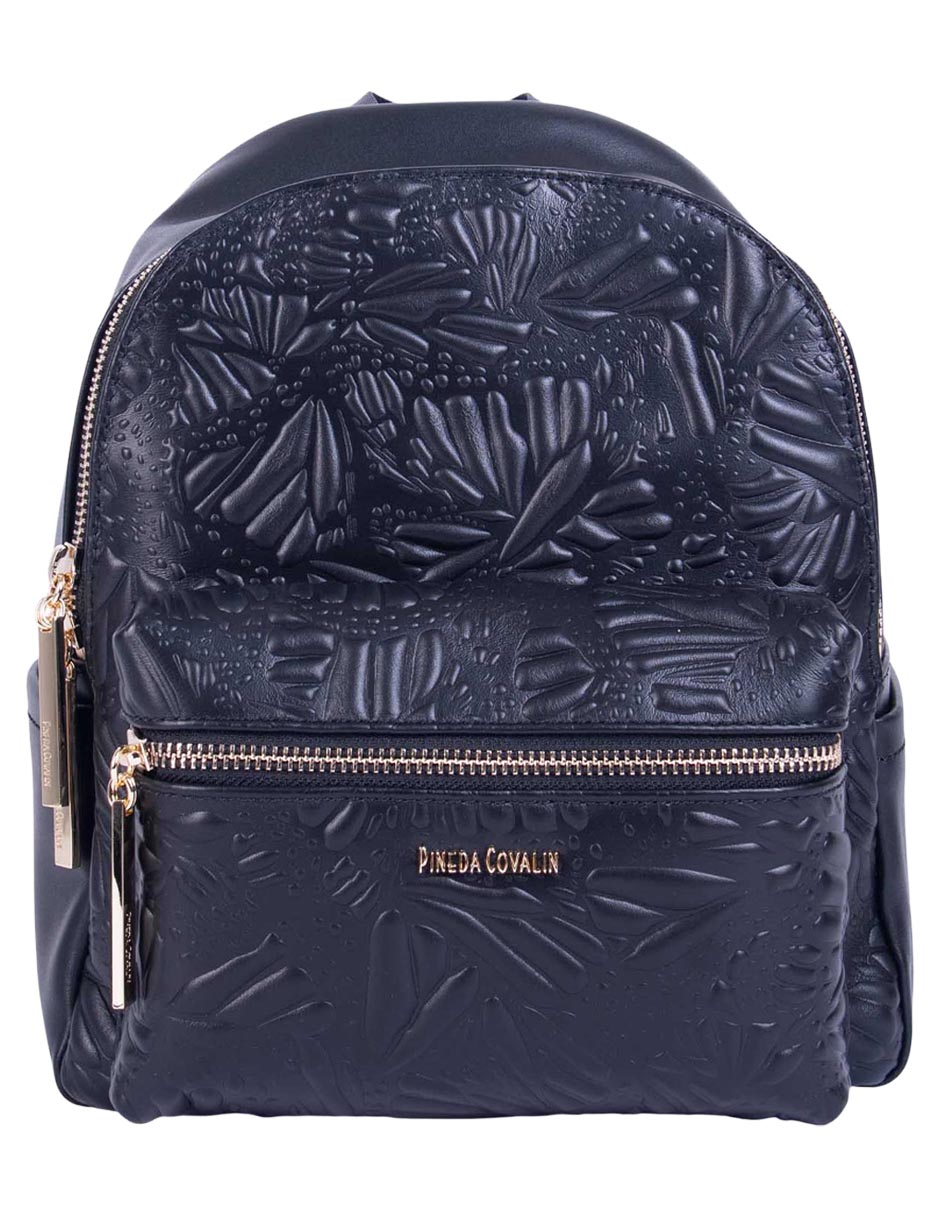 Bolsa backpack Grabado Mariposa de piel para mujer