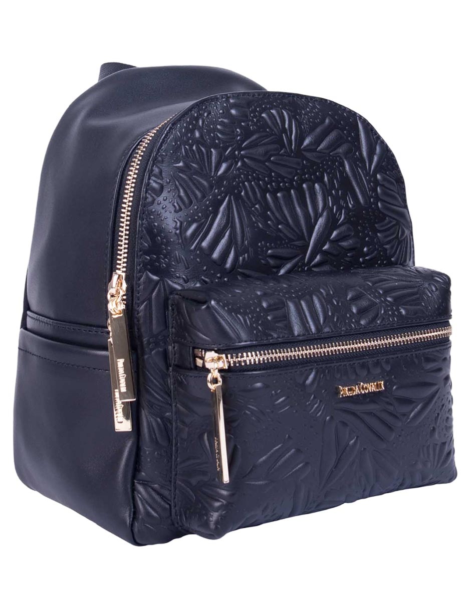 Bolsa backpack Grabado Mariposa de piel para mujer 6
