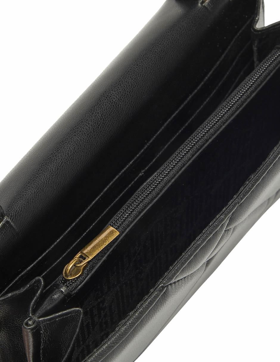 Bolsa flap de cuero para mujer 2