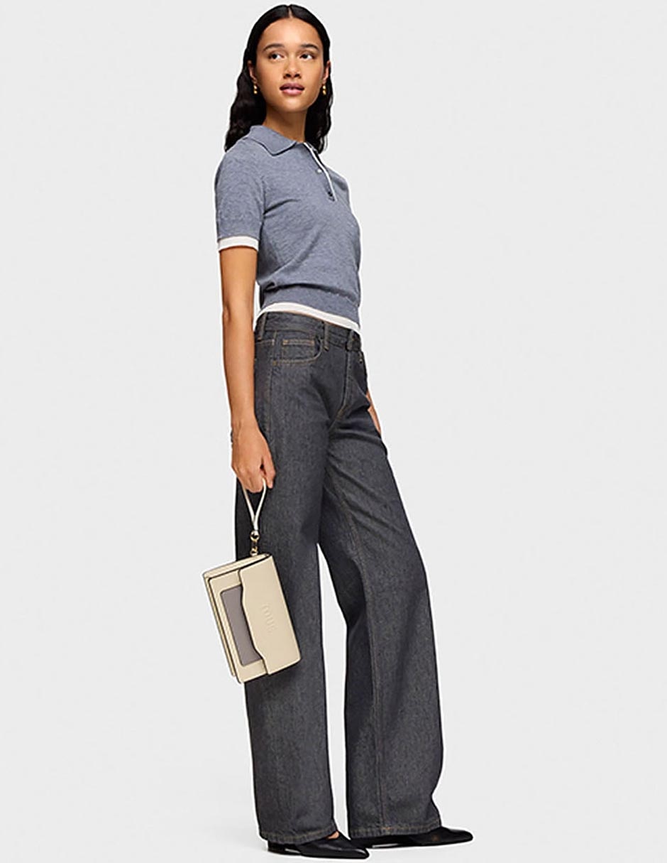 Bolsa clutch Audree Saffiano para mujer 4