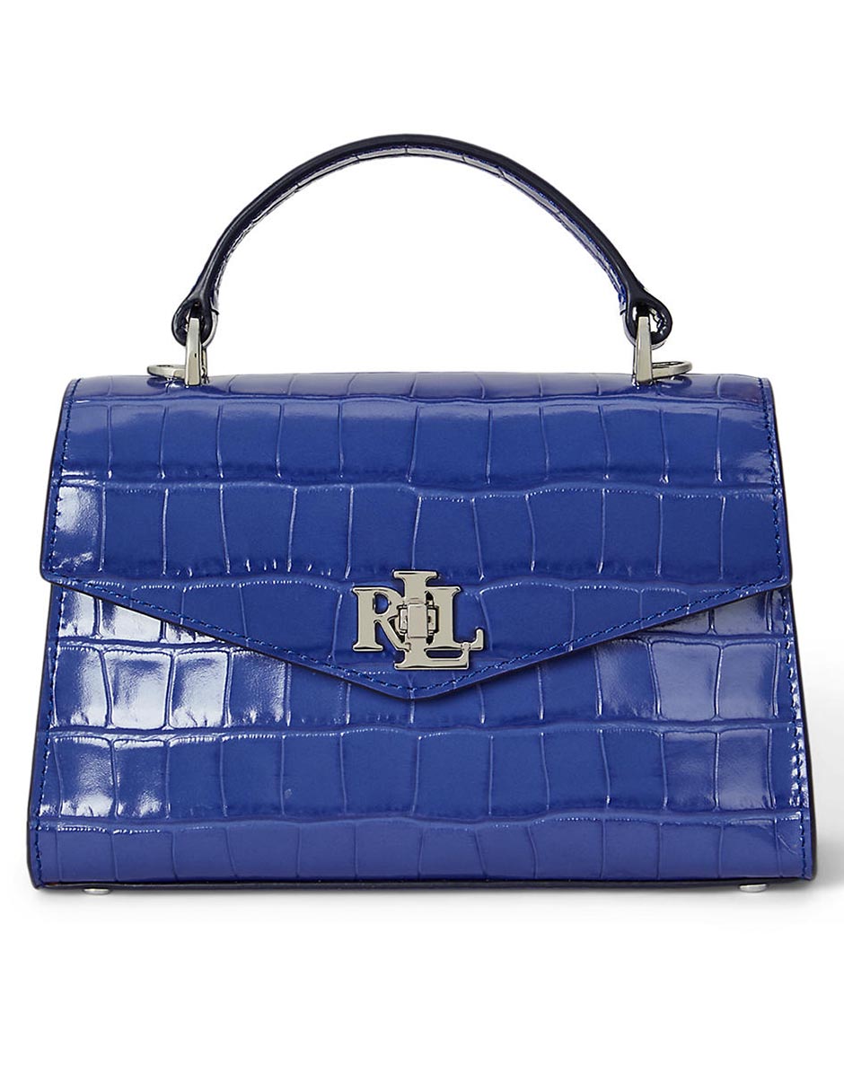 Bolsa satchel Farrah de piel para mujer