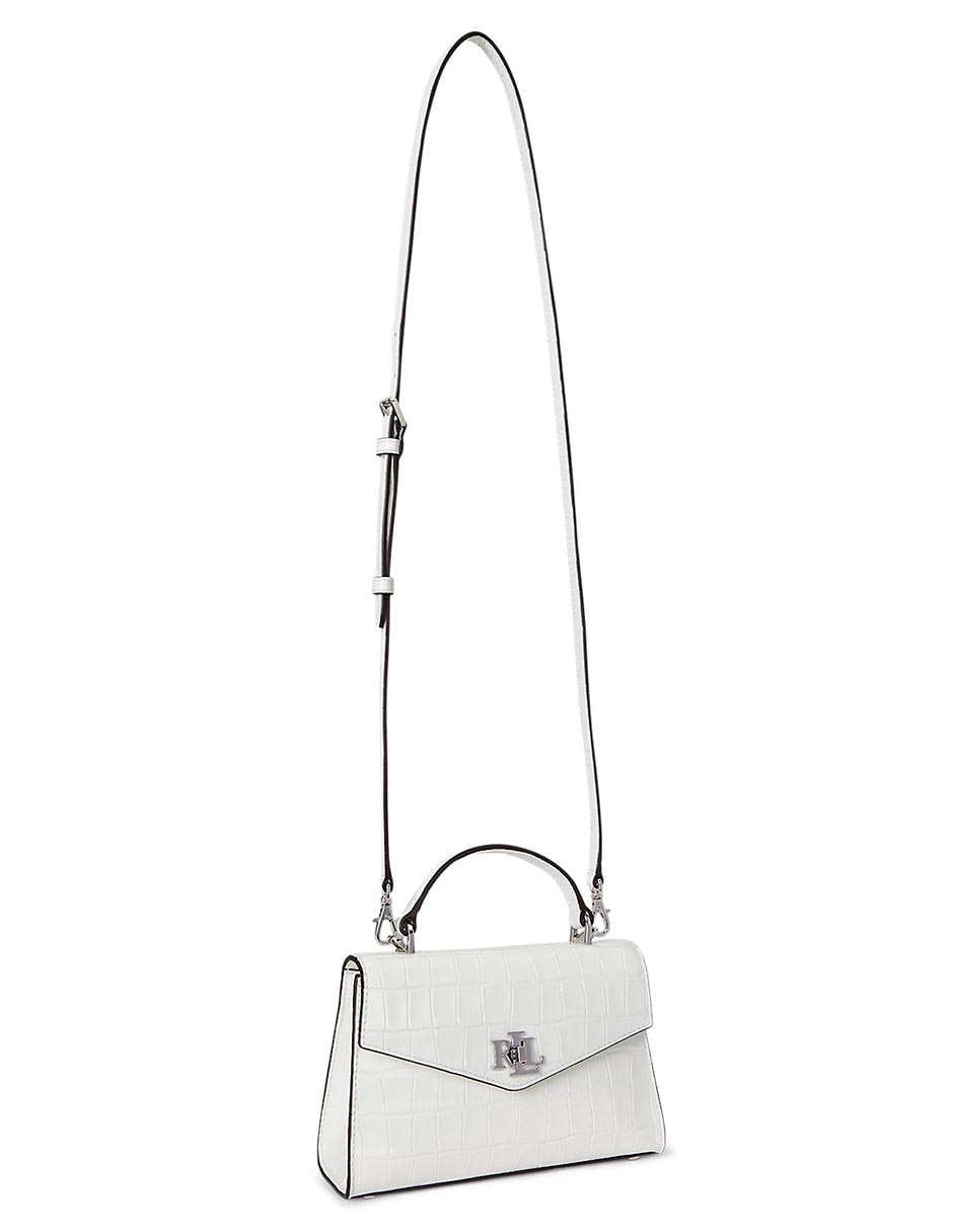 Bolsa satchel Farrah de piel para mujer 4