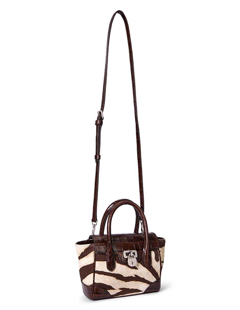 Bolsa satchel piel para mujer 4