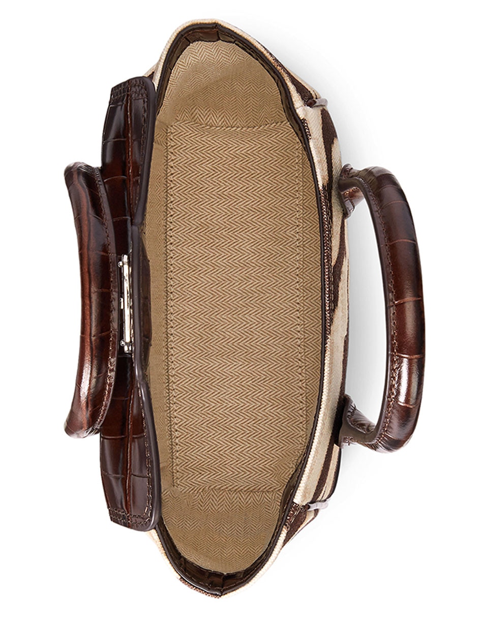 Bolsa satchel piel para mujer 5