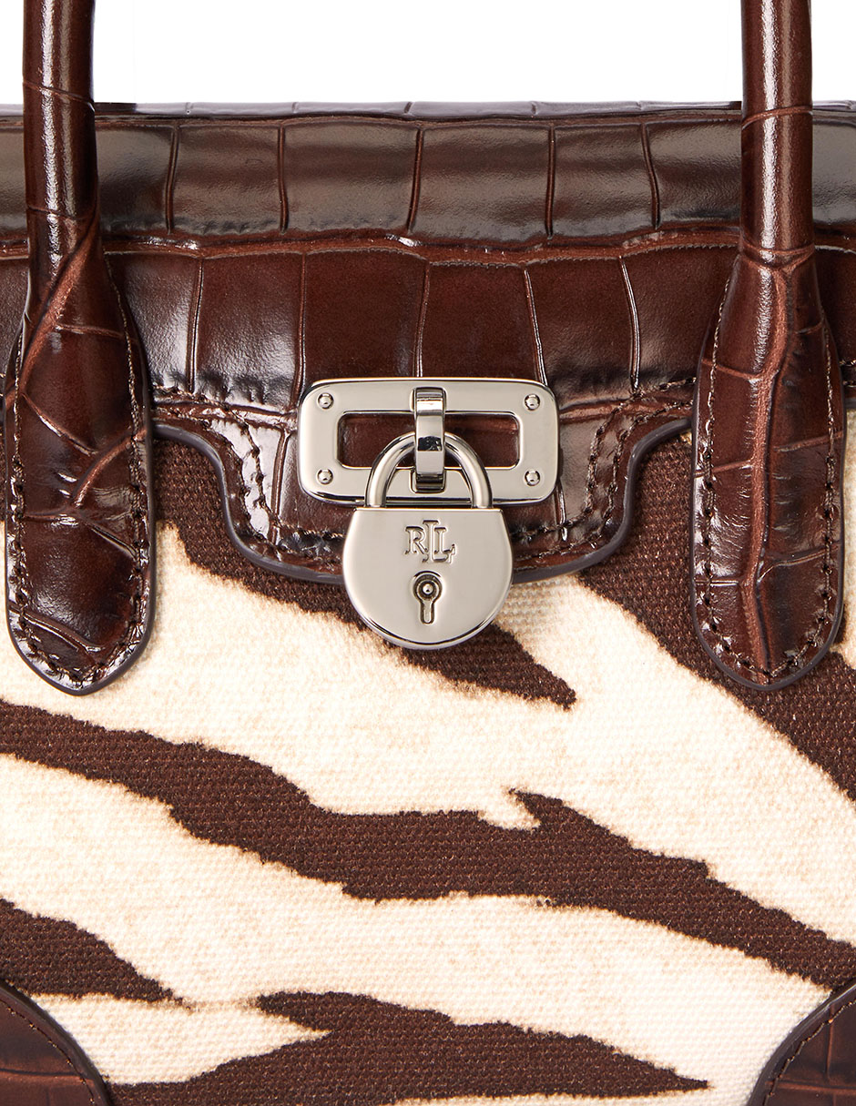 Bolsa satchel piel para mujer 6