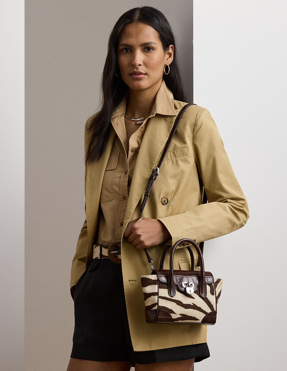 Bolsa satchel piel para mujer 7