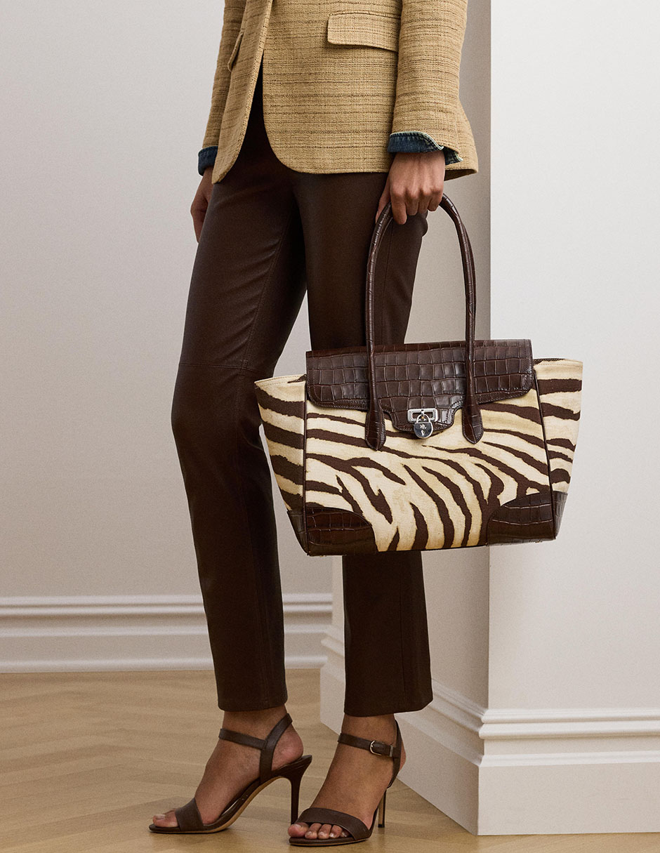 Bolsa satchel de piel para mujer 7