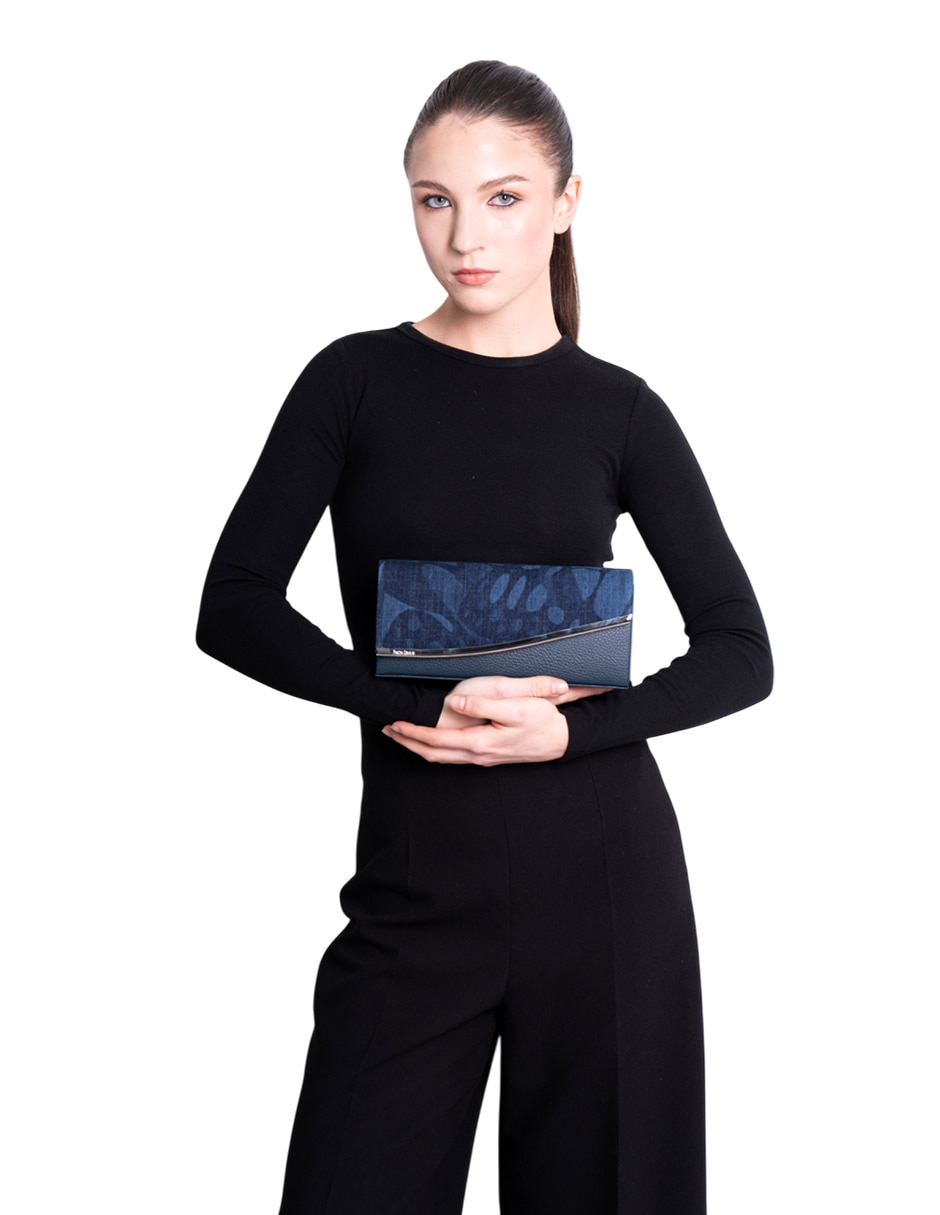 Bolsa clutch Vuelo Mariposa de piel para mujer 4