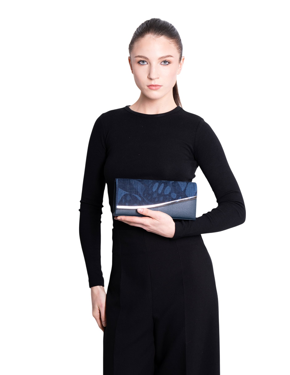 Bolsa clutch Vuelo Mariposa de piel para mujer 5