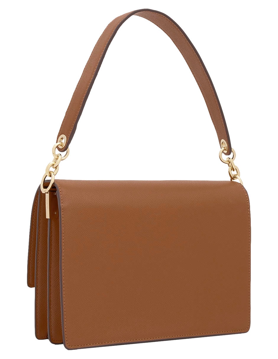 BOLSA BANDOLERA MEDIANA PO, CAFÉ CLARO