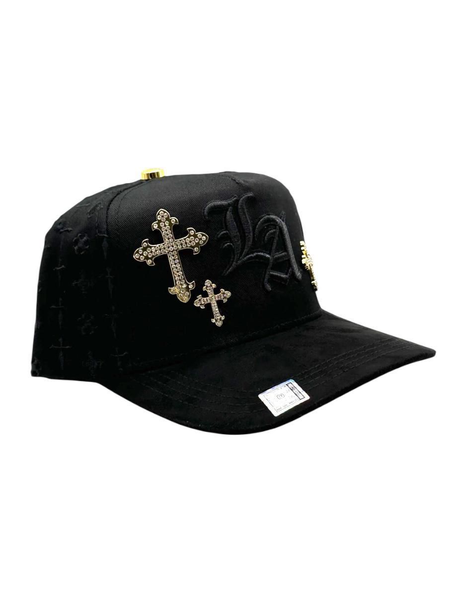 Gorra visera semicurva broche casual La Cruz Gold para hombre 2