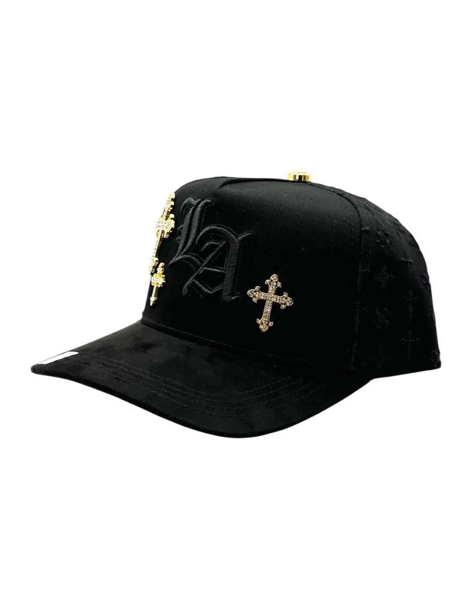 Gorra visera semicurva broche casual La Cruz Gold para hombre 3