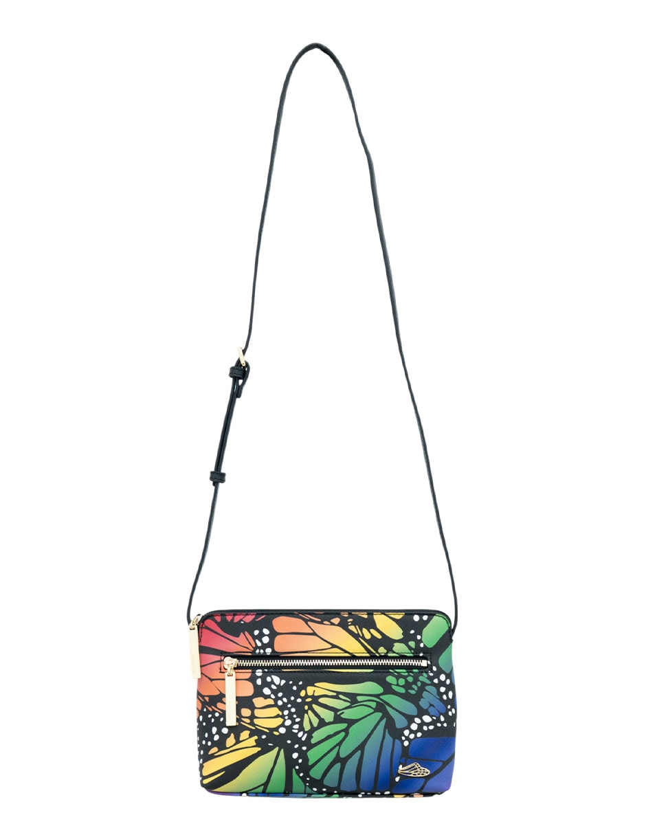 Bolsa crossbody Pineda Covalin Mariposa Macro Pride para mujer
