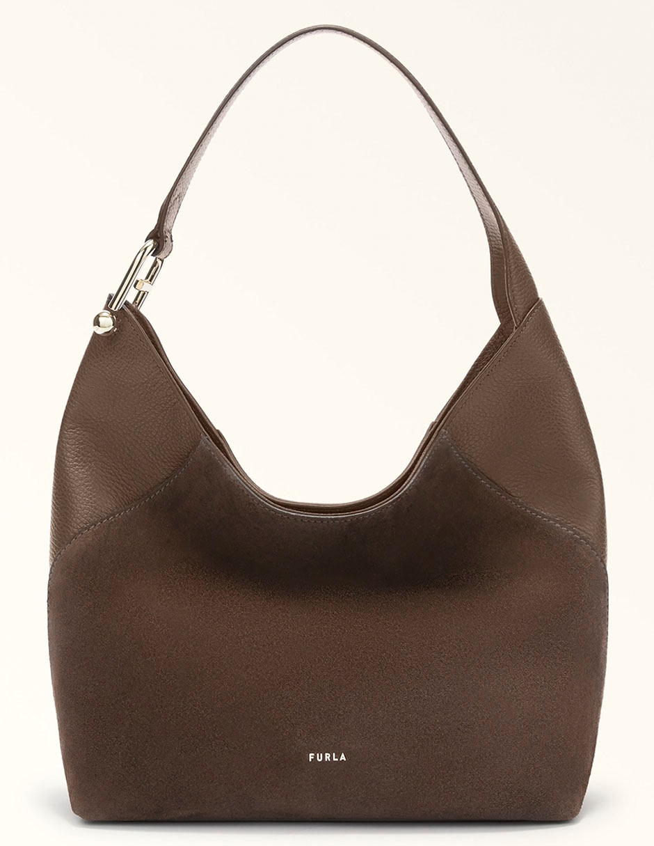 Bolsa hobo de cuero para mujer