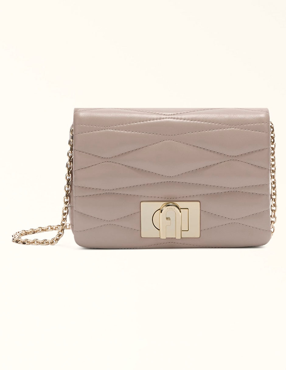 Bolsa crossbody de cuero para mujer