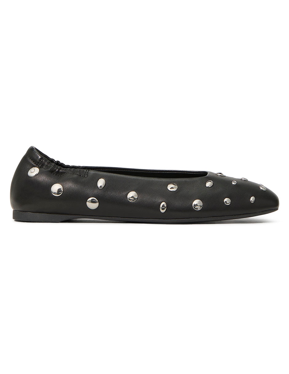 Balerina de piel para mujer