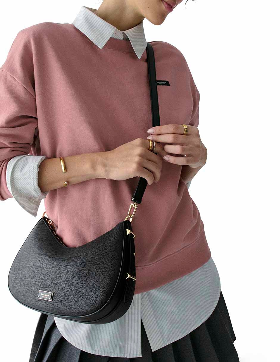Bolsa flap de cuero para mujer 5